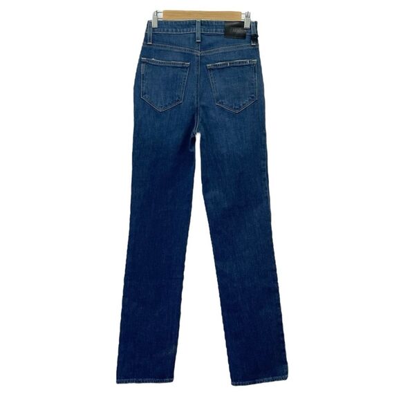 Paige Denim Stella Straight High Rise Jeans in Narrative Dark Wash Size 24 NEW - Picture 3 of 16